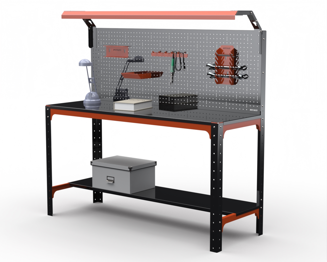 Изображение товара Стол металлический Metalex 201275, максимальная нагрузка 260 кг