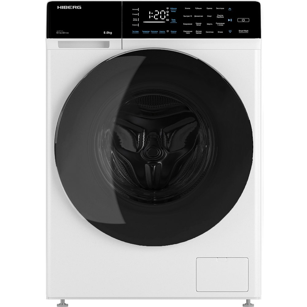 Изображение товара Стиральная машина Hiberg I-ddq9 - 812 W с фронтальной загрузкой 8 кг