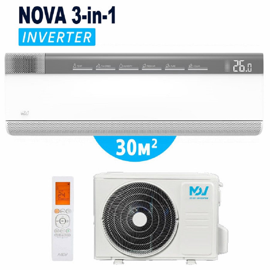 Изображение товара MDV MDSAH 12HRFN8 MDOAH 12HFN8 Сплит система инверторная 12K BTU с Wi Fi