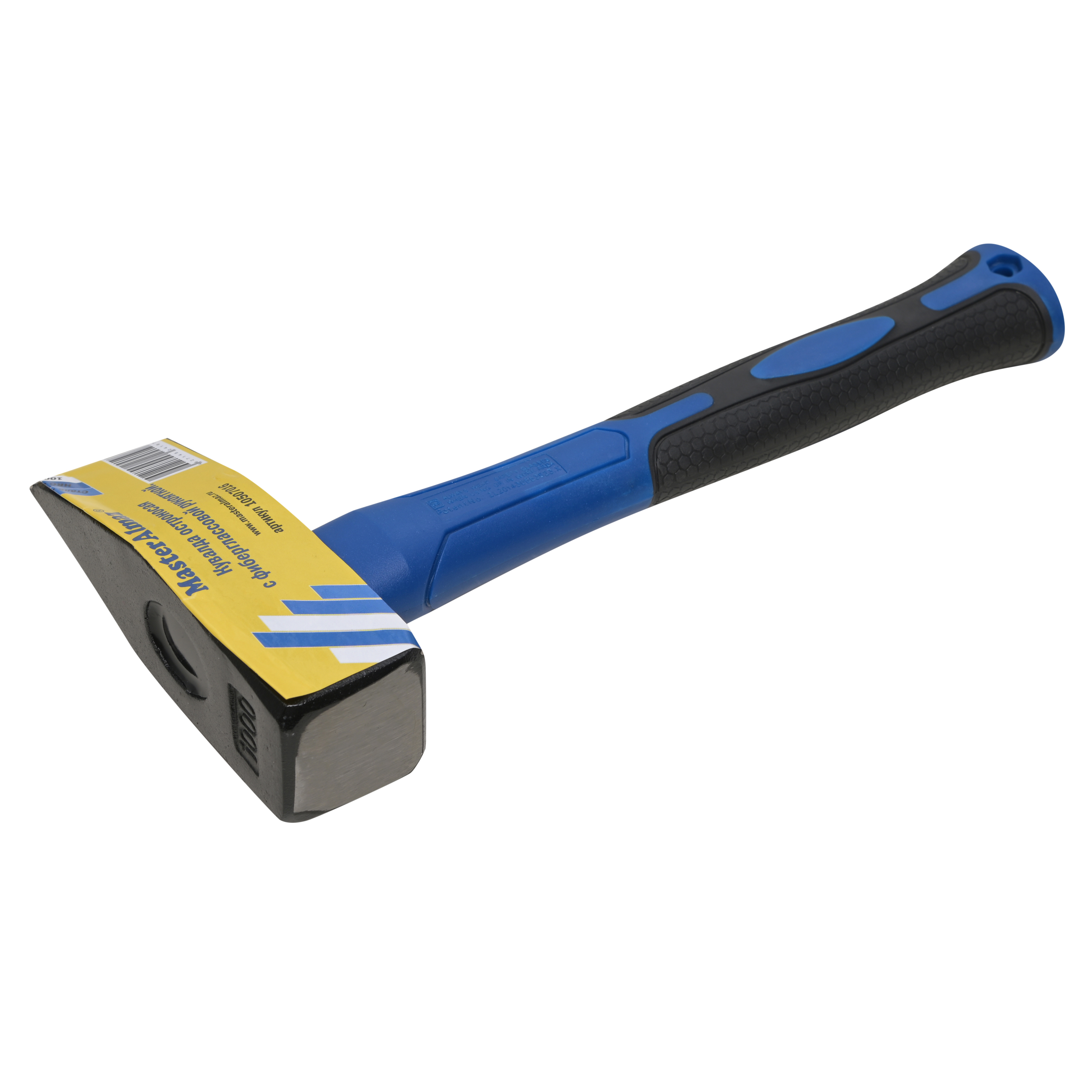 Изображение товара Кувалда Мастералмаз 10507016 1000 г фиберглассовая рукоятка закаленная сталь