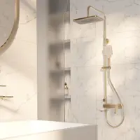 Изображение товара Душевой гарнитур Osgard Fendi Polish Gold с тропическим душем 164 см