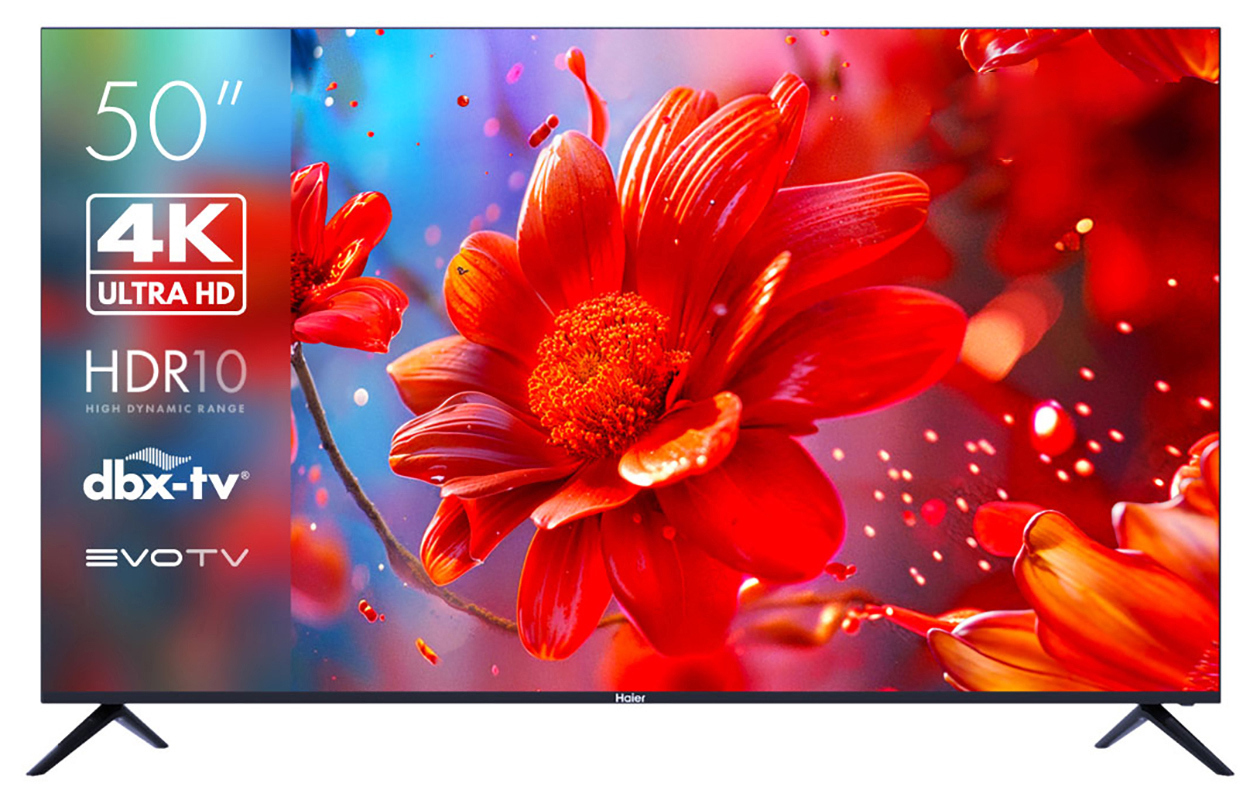 Изображение товара Телевизор Haier 50 Smart TV S2 UHD 4K Wi-Fi Android TV 50 дюймов черный