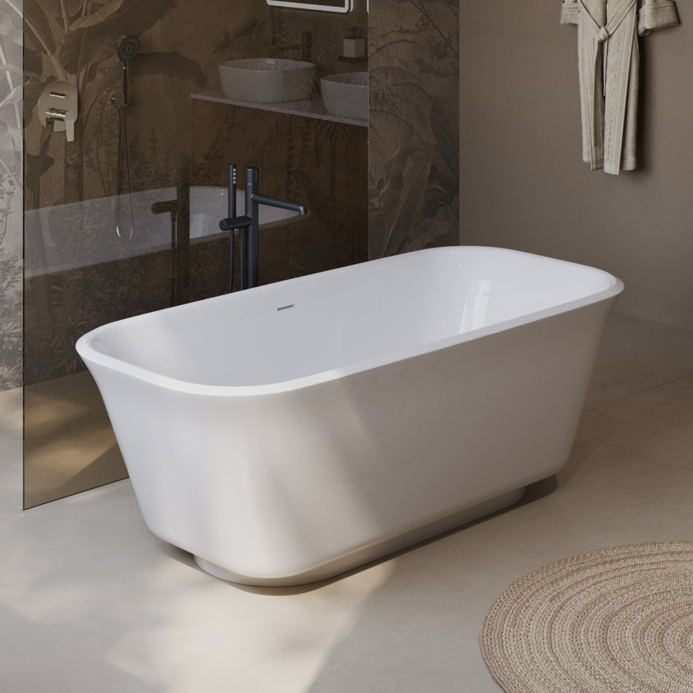 Изображение товара Отдельностоящая ванна Belbagno BB702-1700-800-K акрил 170x80см Изображение товара Отдельностоящая ванна Belbagno BB702-1700-800-K акрил 170x80см
