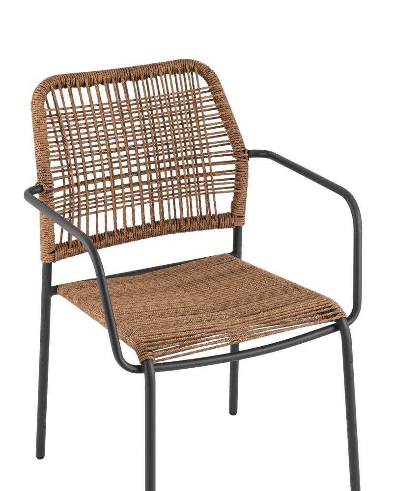 Изображение товара Кухонный стул Стул груп Solaia AD632068 brown+d.grey 42x80x62 см пластик цвет светло-коричневый