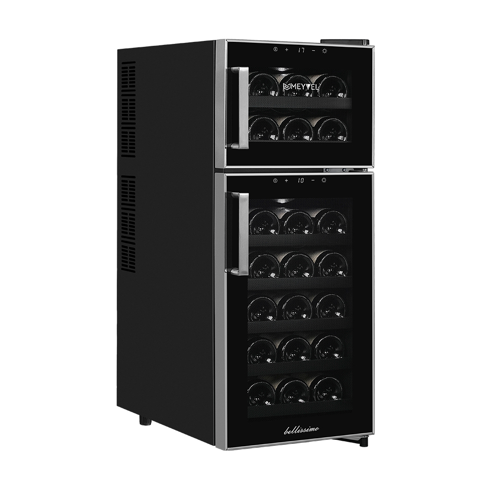 Изображение товара Винный шкаф Meyvel MV21-BF2 82х34х51 см до 21 бутылки с двойной температурой