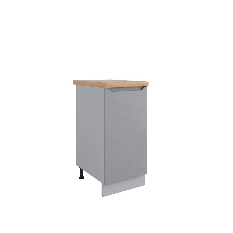 Изображение товара Кухонный шкаф напольный Грейстоун ДСВ мебель 40x81.6x60 см светло-серый