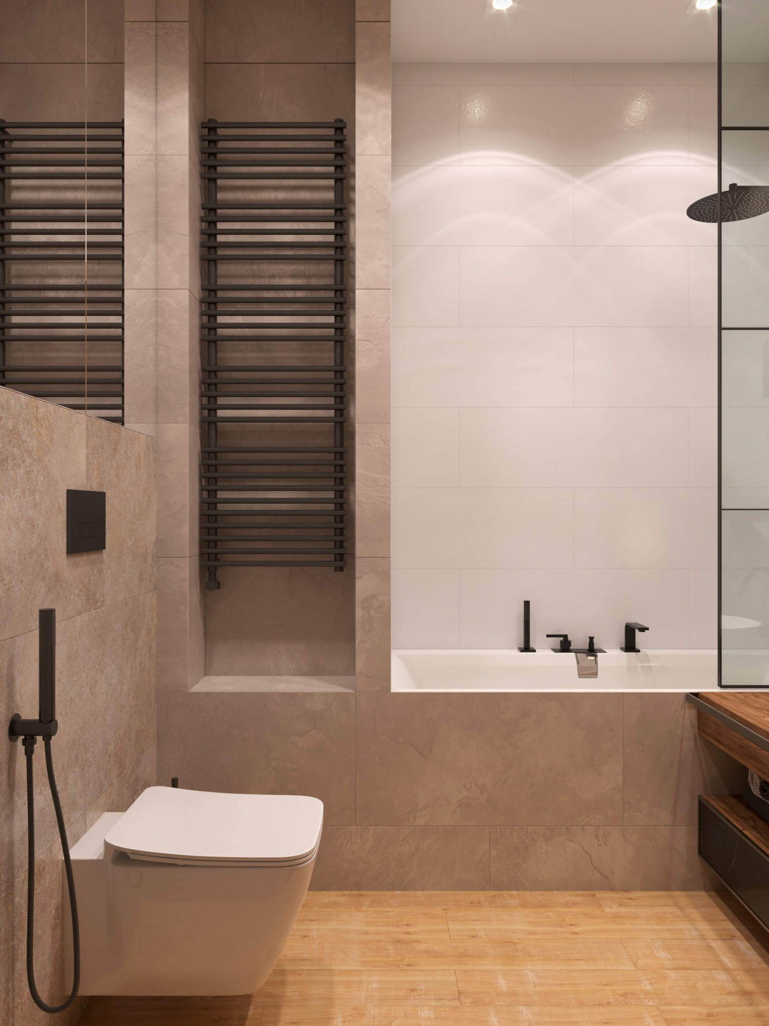 Изображение товара Керамогранит КЕРАМОПРО Bastia Laght Gray 60x120см бордового цвета