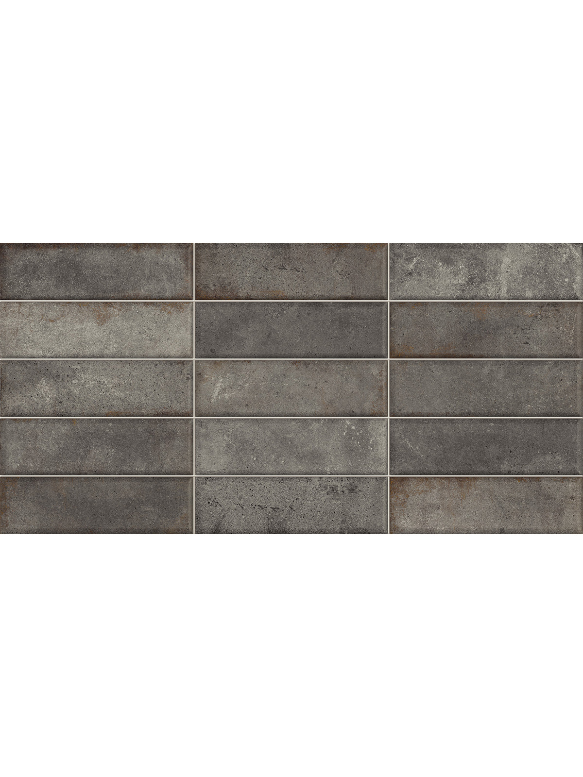 Изображение товара Настенная плитка New trend Elbrus WT36ELR17 30x60 см графит стиль кирпич