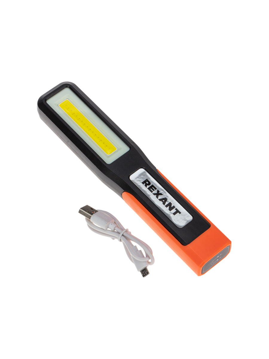 Изображение товара Автомобильный фонарь Rexant New Age 75-1704 3 Вт зарядка USB противоударный