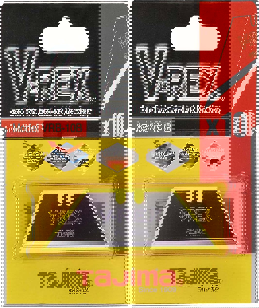 Изображение товара Сменные лезвия для ножа Tajima V-REX II 60x18 мм, 10 шт