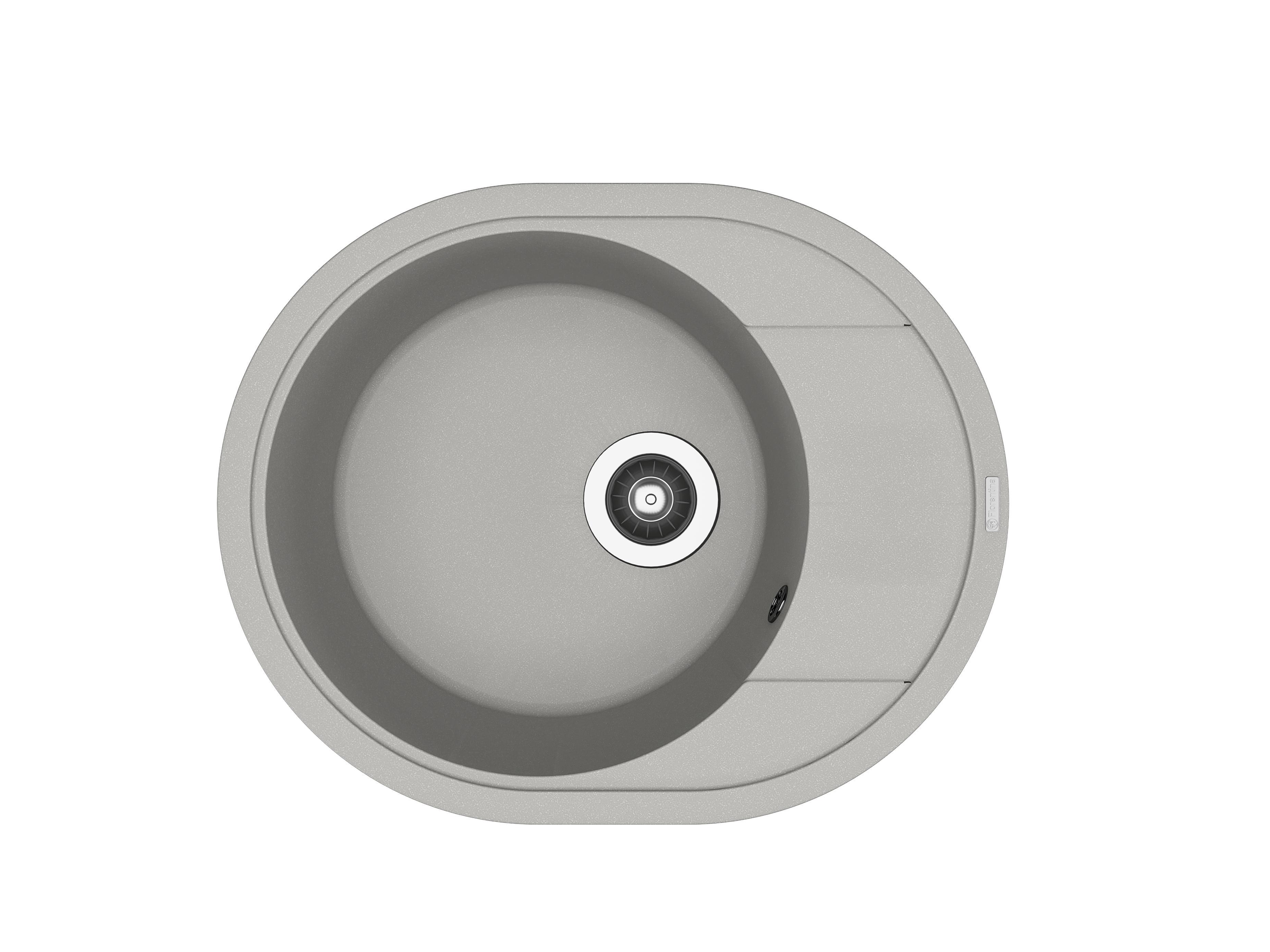 Изображение товара Врезная мойка Florentina Родос 580 51x58x20 см искусственный камень цвет грей