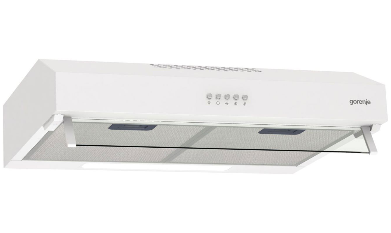 Изображение товара Вытяжка Gorenje WHU 629 EW/M 59.6 см белая для кухни отвод рециркуляция
