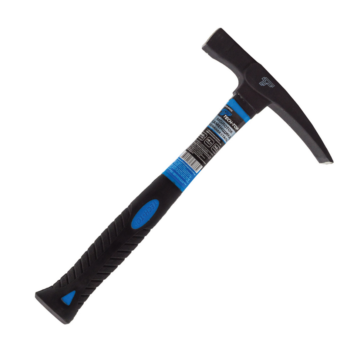 Изображение товара Молоток каменщика TECH-TOP 125-0600 with fiberglass handle 600g