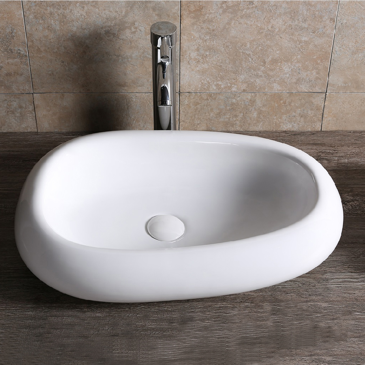 Изображение товара Раковина накладная Ceruttispa 9584 60см цвет белый