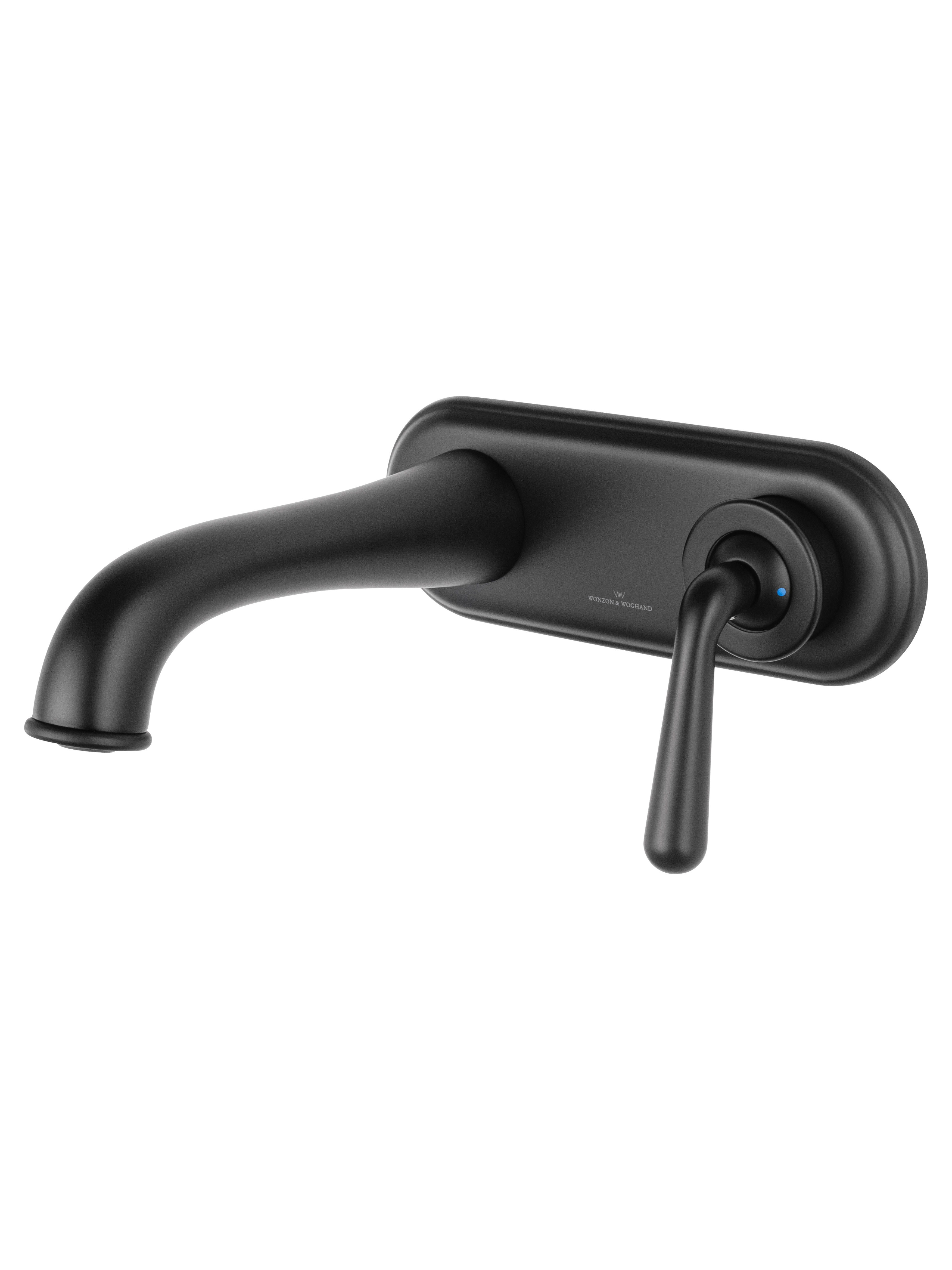 Изображение товара Смеситель для раковины встраиваемый Wonzon & Woghand Steam однорычажный цвет черный матовый WW-88869008-MB