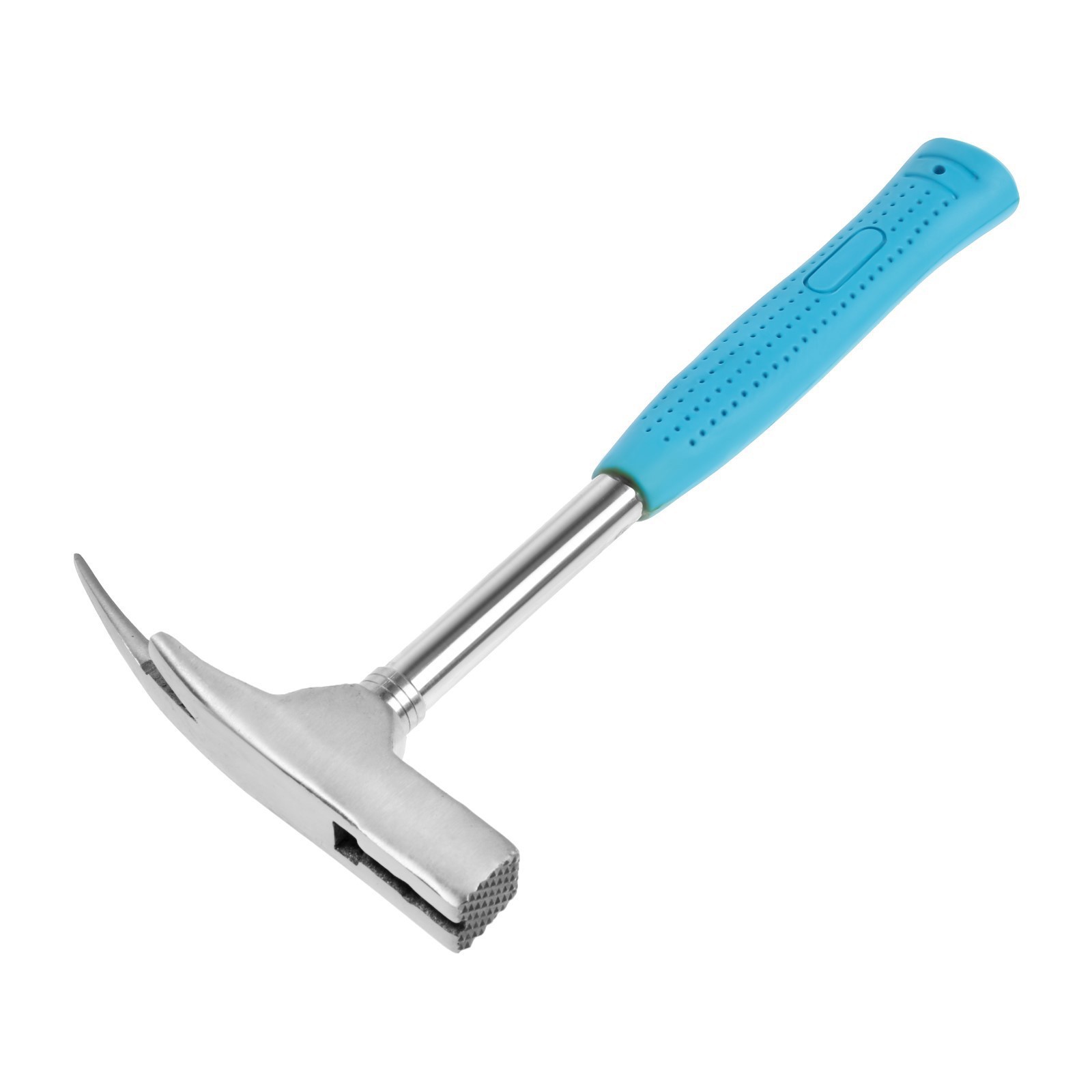 Изображение товара Молоток кровельщика ЛОМ с квадратным бойком и обрезиненной рукояткой 600 г