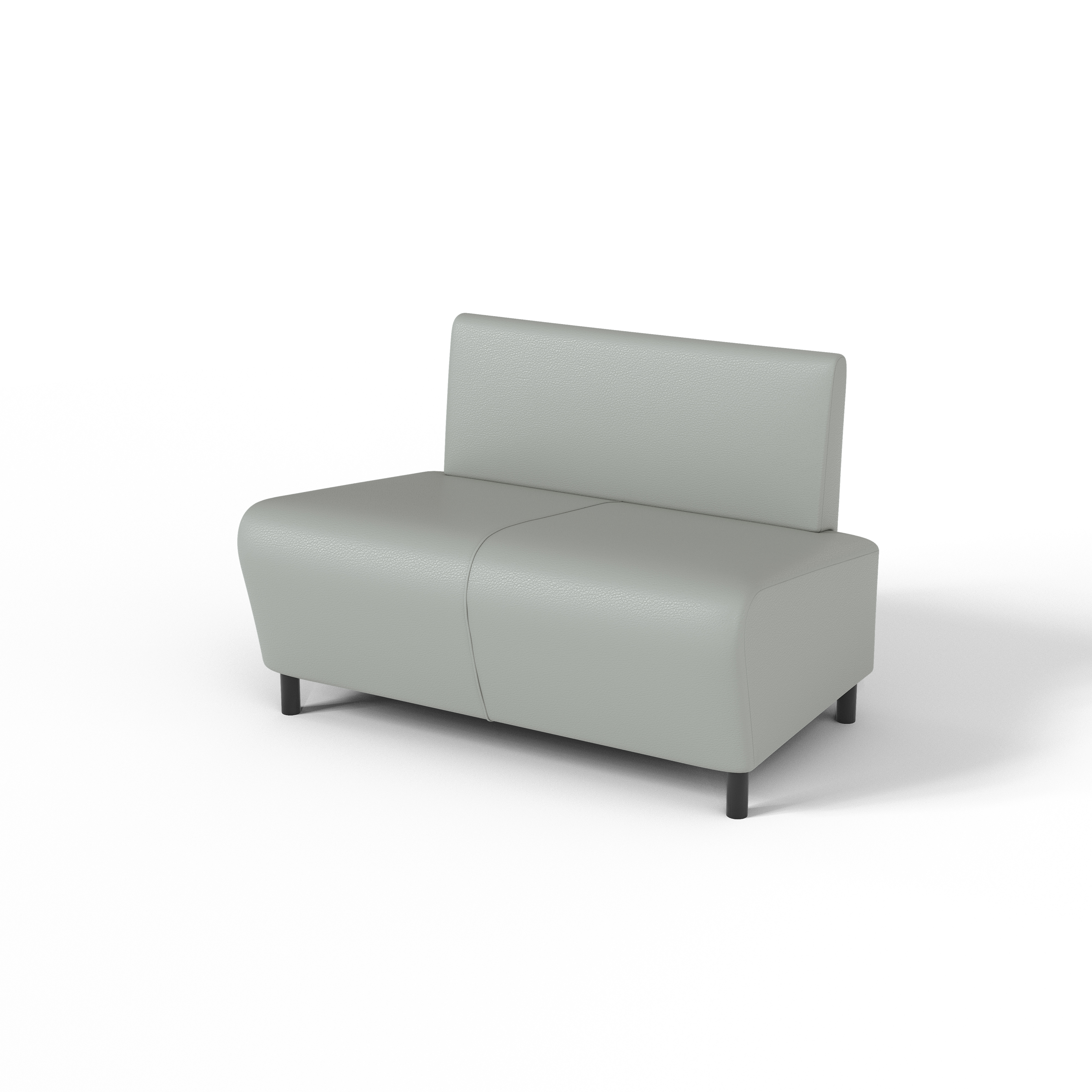 Изображение товара Диван TWIN SALON TRON 100x67x64 см искусственная кожа серый