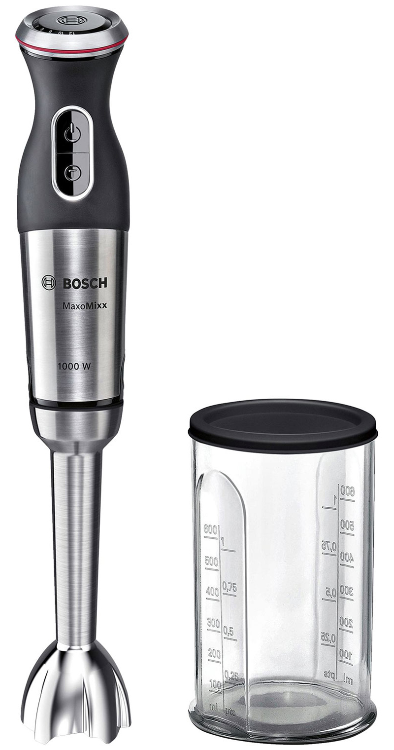 Изображение товара Погружной блендер Bosch MaxoMixx MS8CM6110 1000 Вт 12 скоростей нержавейка черный