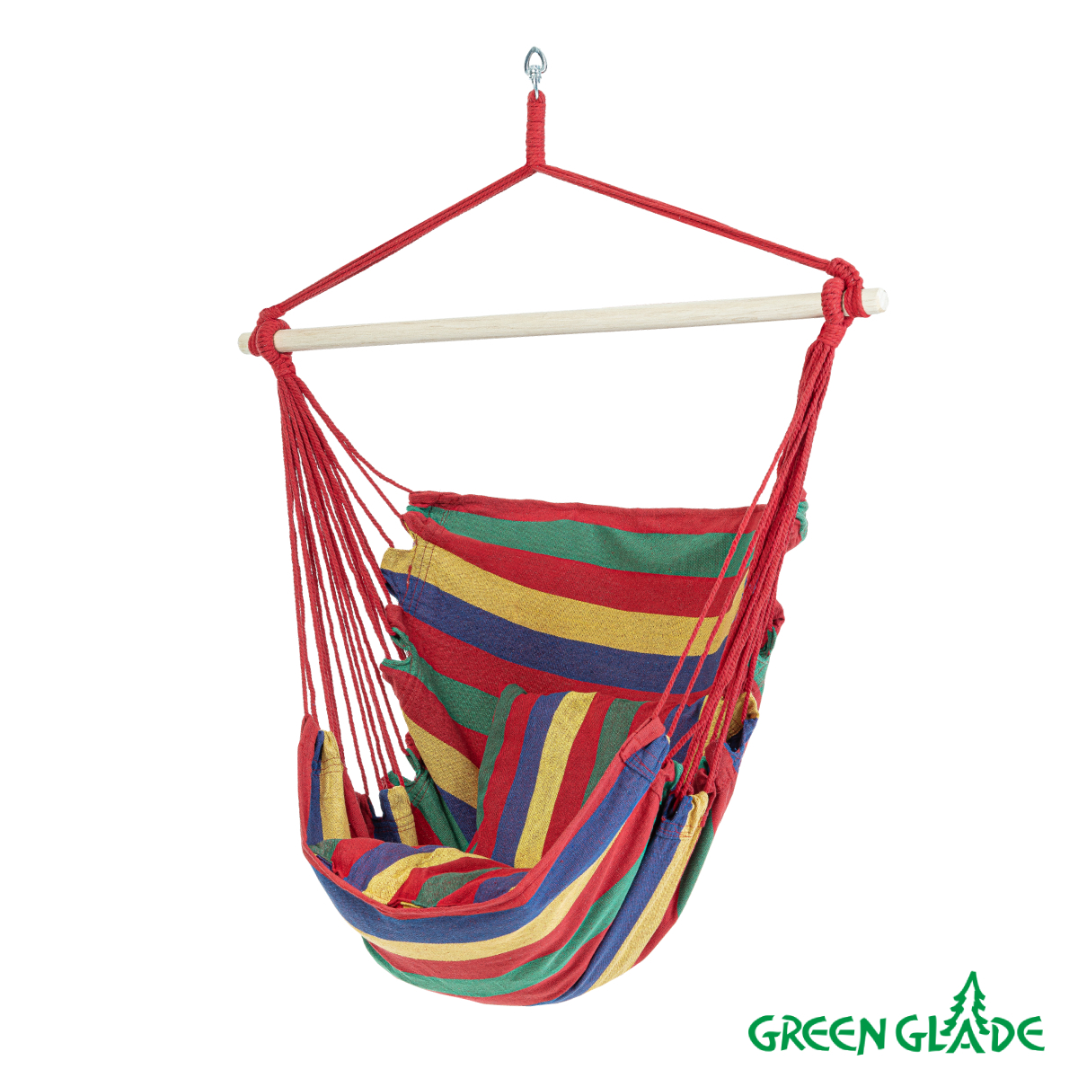 Изображение товара Гамак Green Glade G-052 Поликоттон 120x90 см Яркий и Удобный для Уличного Отдыха Изображение товара Гамак Green Glade G-052 Поликоттон 120x90 см Яркий и Удобный для Уличного Отдыха