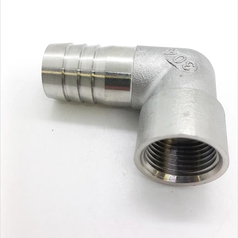 Изображение товара Отвод 90 градусов из нержавеющей стали для трубопроводов 1/2х20