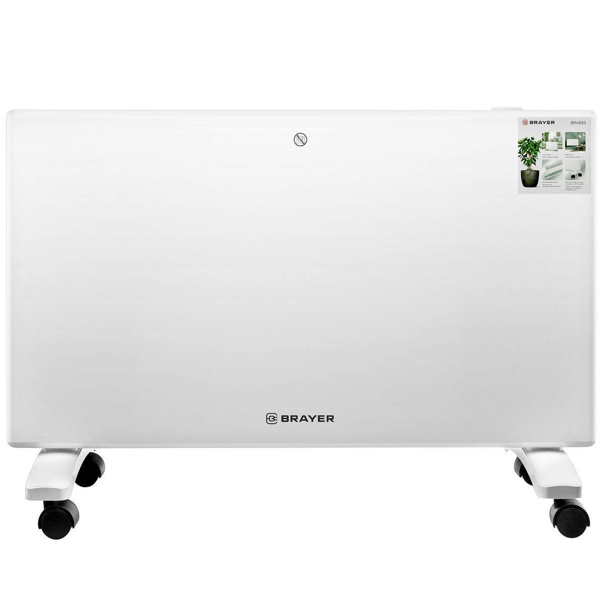 Изображение товара Тепловентилятор конвекторный Brayer 4880BR 1500 Вт для комнаты до 20 м2
