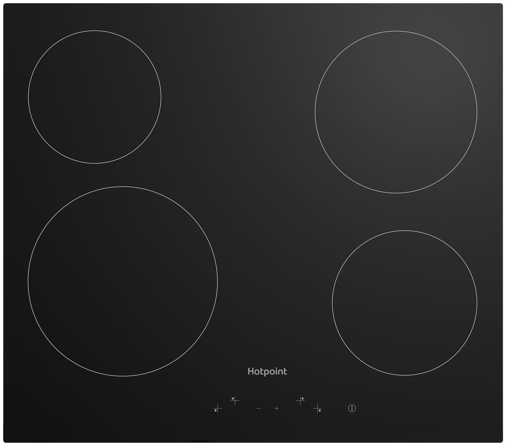 Изображение товара Электрическая варочная панель Hotpoint HR 6T1 C 59 см 4 конфорки цвет черный