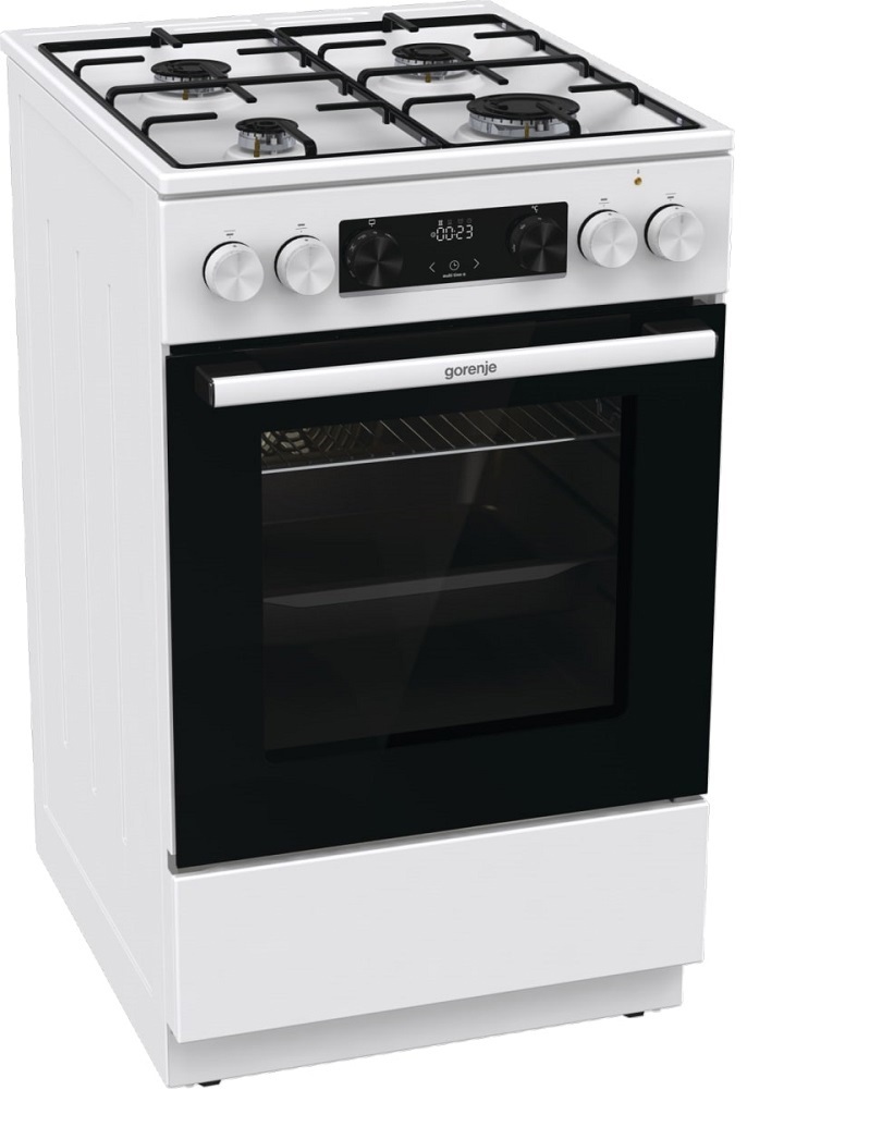 Изображение товара Газовая плита с духовкой Gorenje 741498 50.1x85.2x59.5 см цвет белый