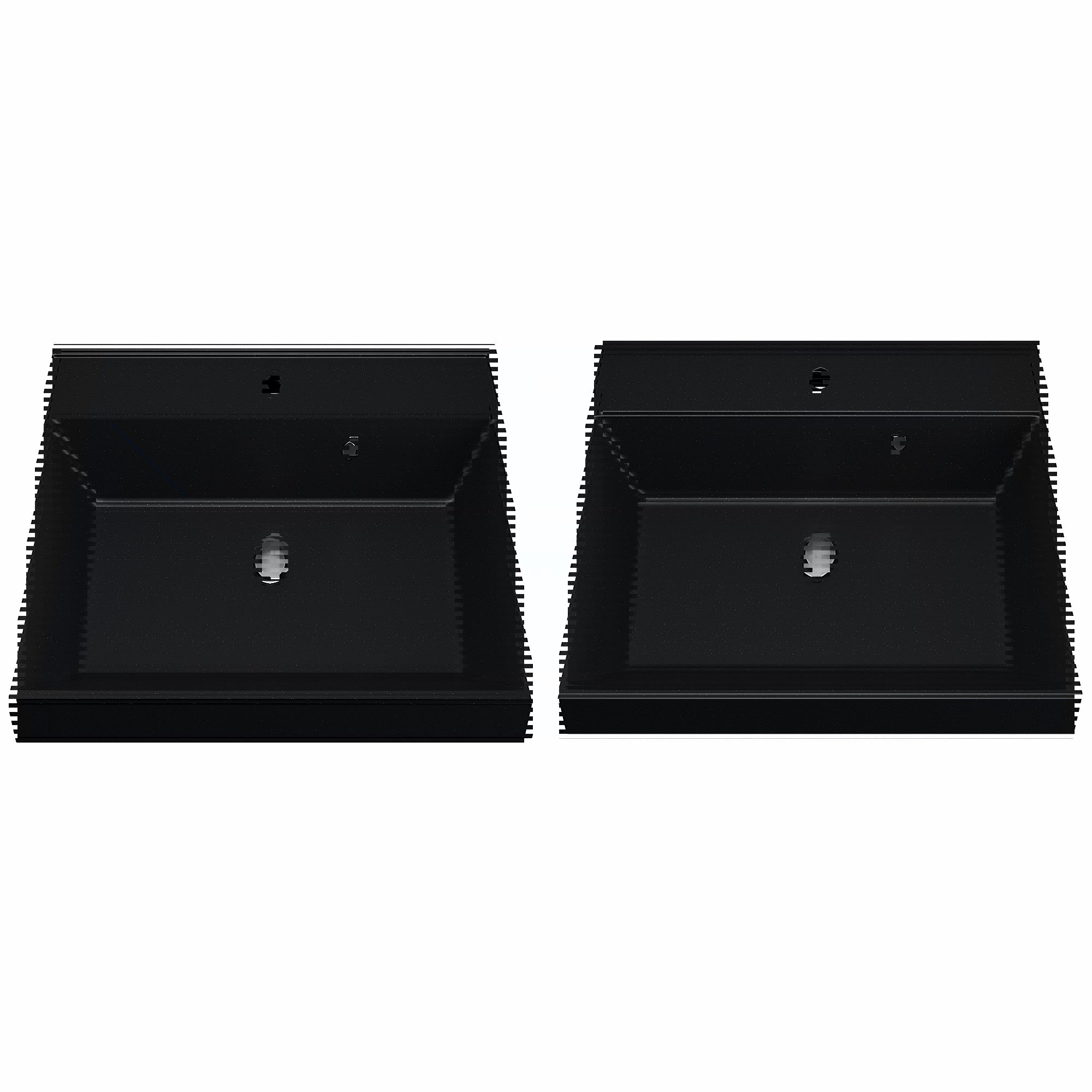 Изображение товара Раковина мебельная Uperwood Classic Quartz 100 см черная матовая