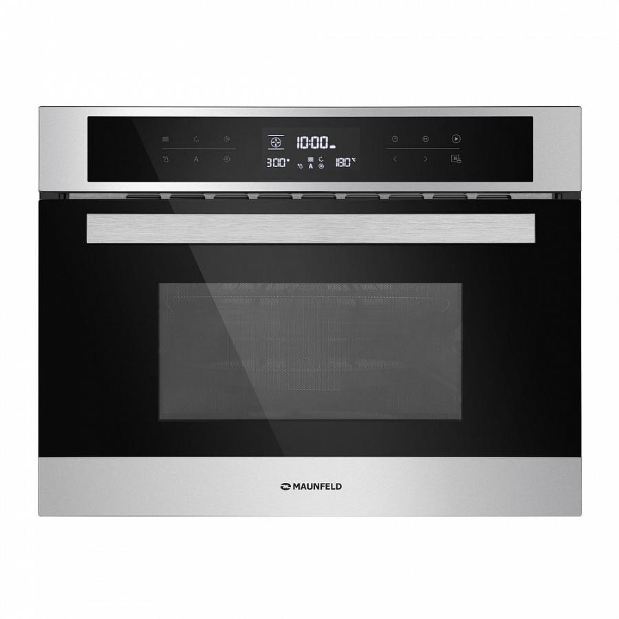 Изображение товара Электрический духовой шкаф MAUNFELD MCMO.44.9S с функцией СВЧ грилем и дисплеем