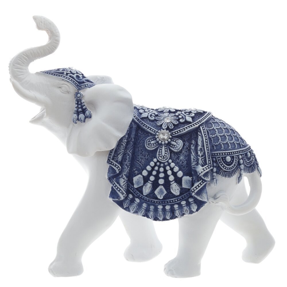 Изображение товара Слон — декоративная фигура из ПВХ, синий, 18.5 см