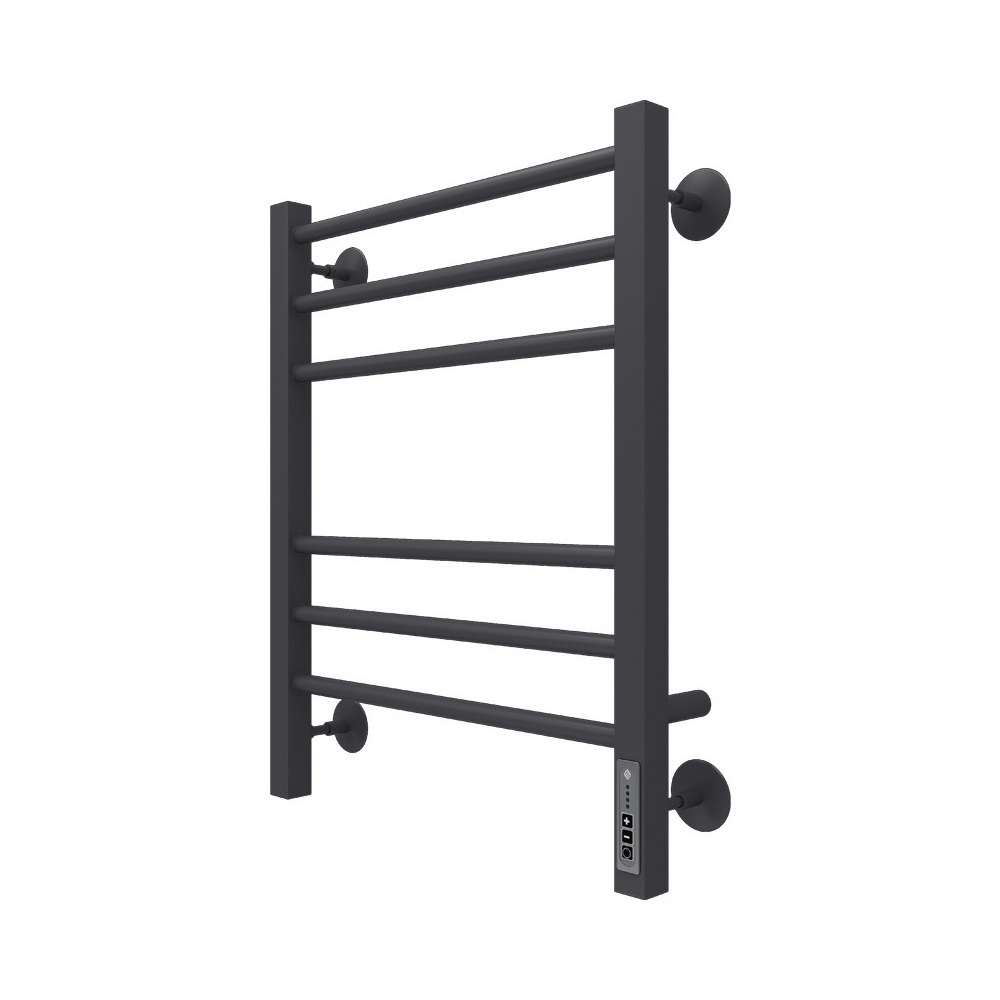 Изображение товара Электрический полотенцесушитель Terminus Сицилия П6 450х600 мм 70 Вт с терморегулятором и металличе