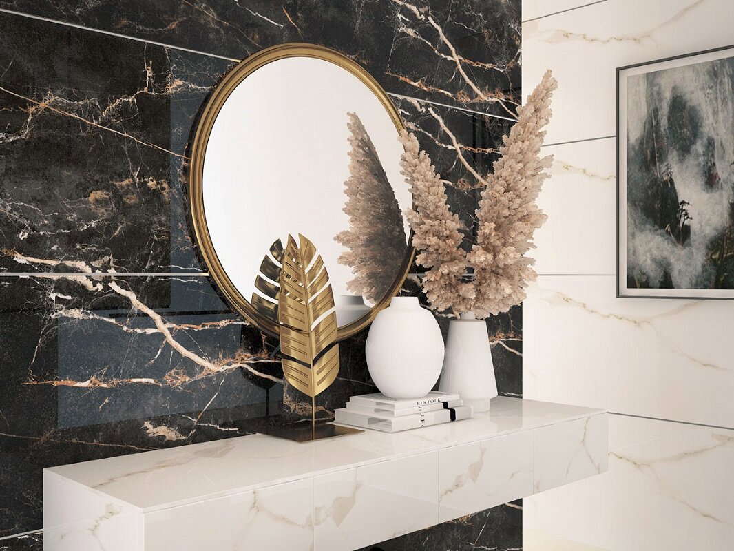 Изображение товара Керамогранит КЕРАМОПРО Aso DARK 60x120 см черный