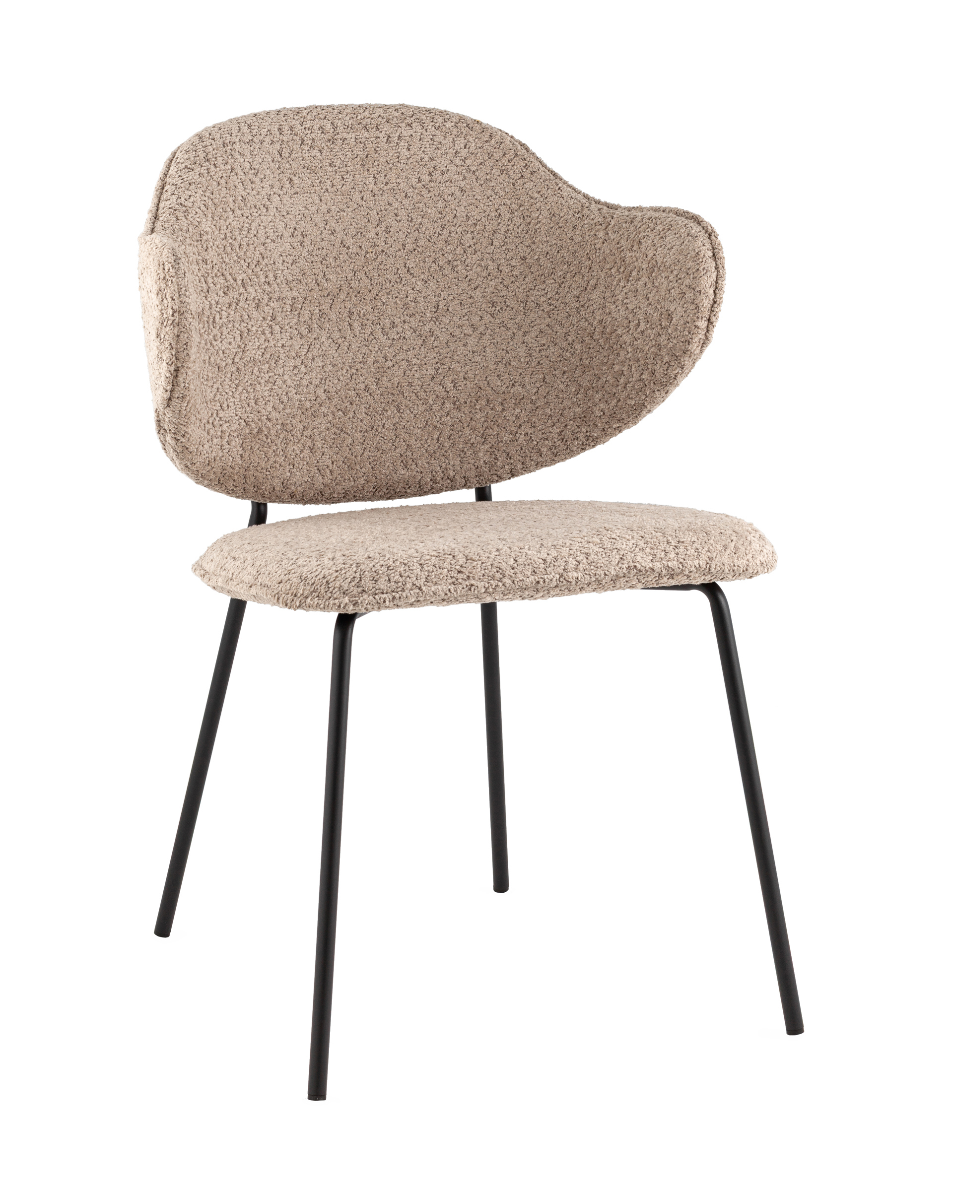Изображение товара Стул Stool group Bellamy 9122 l.brown UF998-5 49x82x44 см ткань цвет кофейный