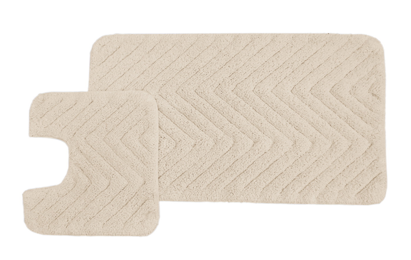 Изображение товара Коврик для ванной комнаты SOFI DE MARKO КВ-Вт2-НБ 100x60см цвет бежевый