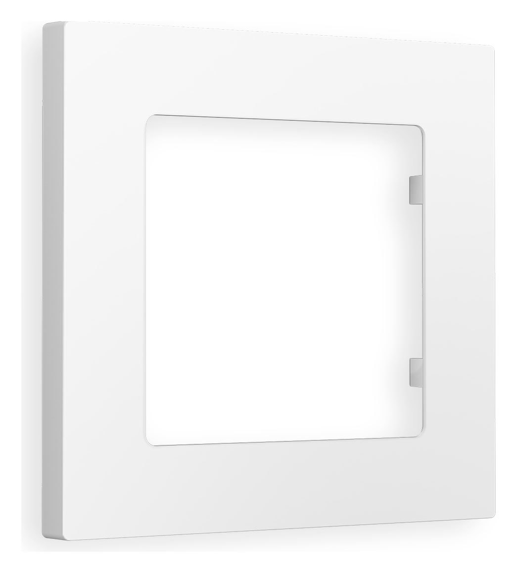 Изображение товара Рамка для розеток и выключателей Ambrella volt Alfa Techno AF220121 1 пост цвет белый матовый