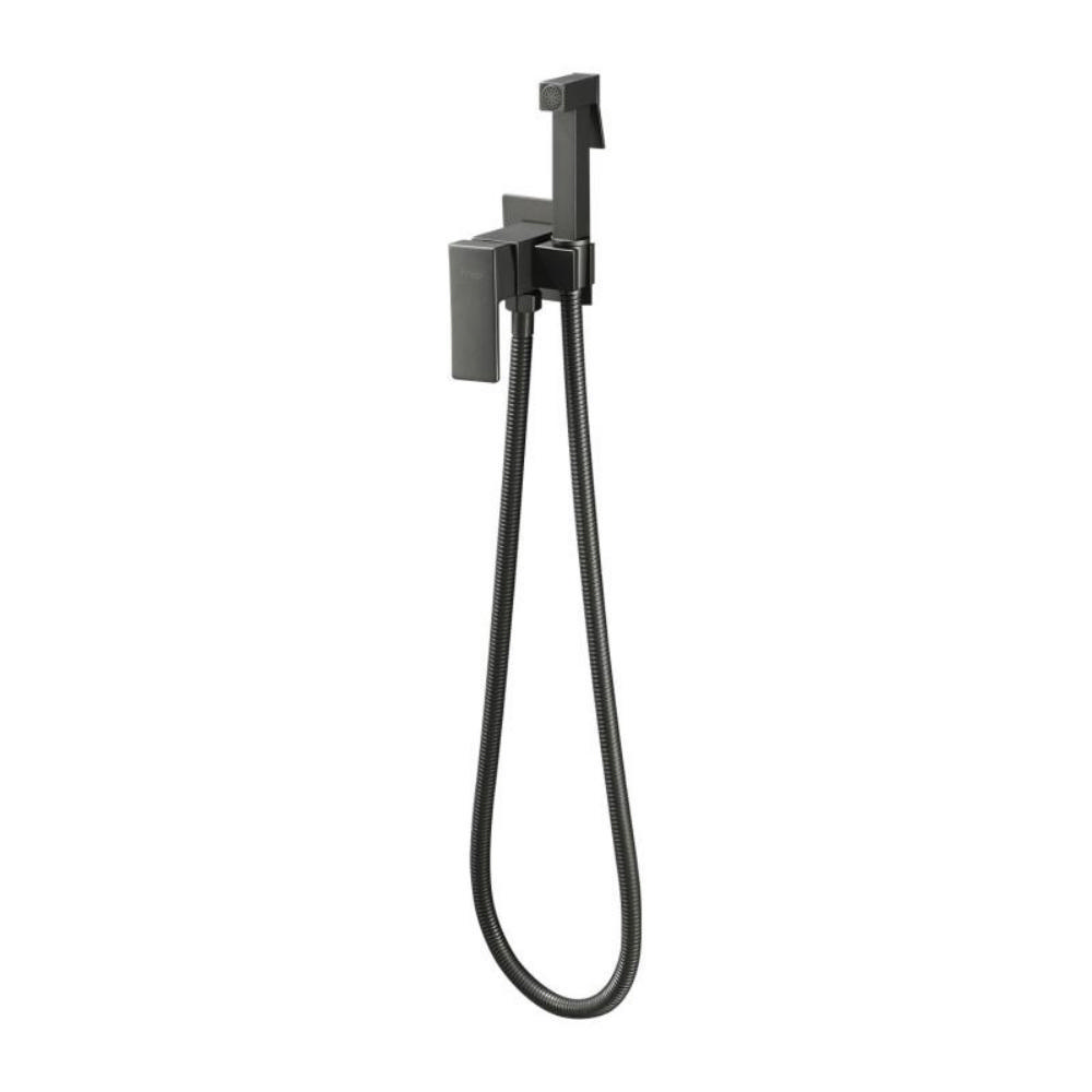 Изображение товара Смеситель с гигиеническим душем Frap F7506-9 H06 цвет оружейная сталь