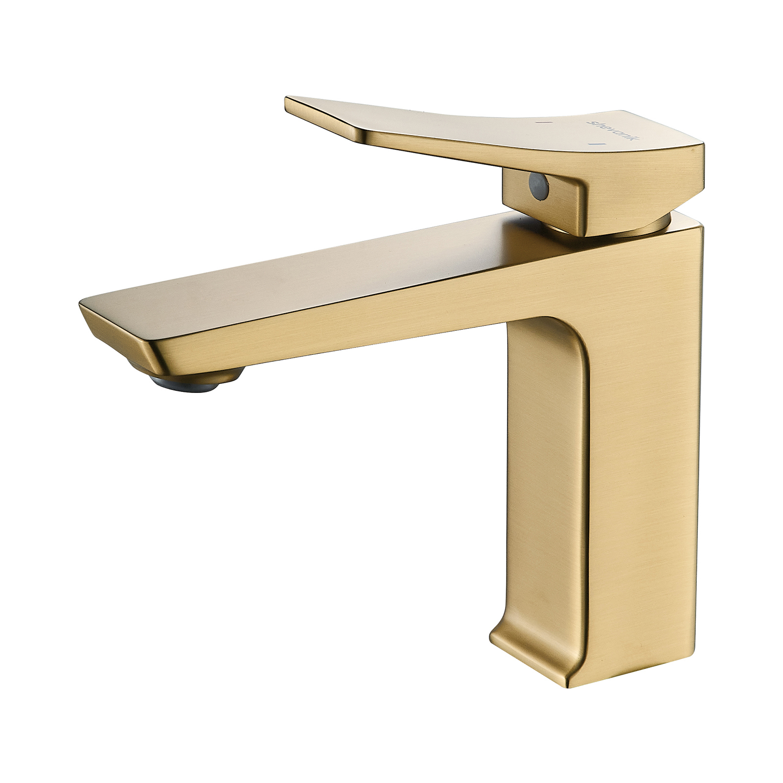 Изображение товара Смеситель для раковины Shevanik S4401G-LM однорычажный матовое золото