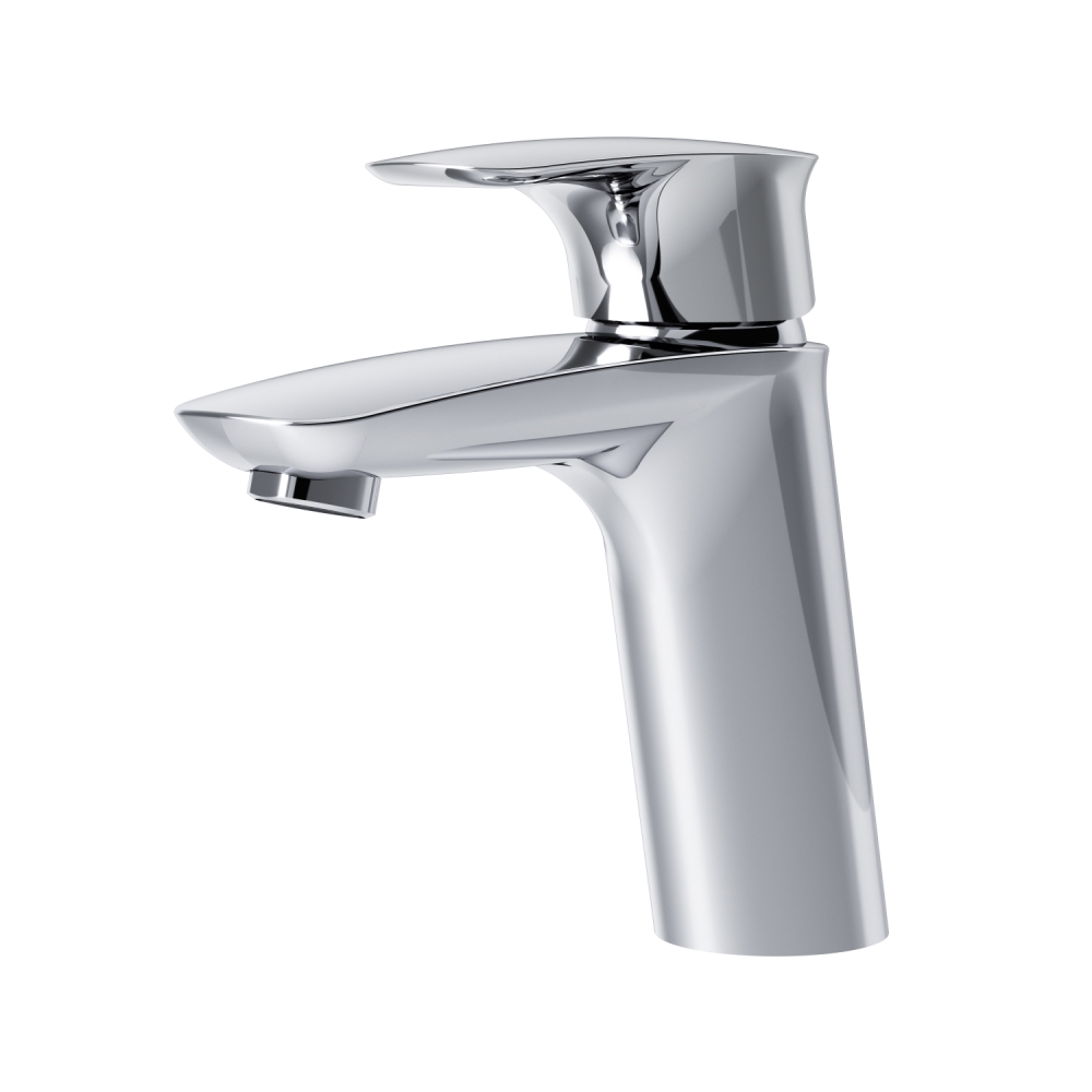 Изображение товара Современный хромированный смеситель для раковины Am.pm Spirit V2.1 с керамическим картриджем