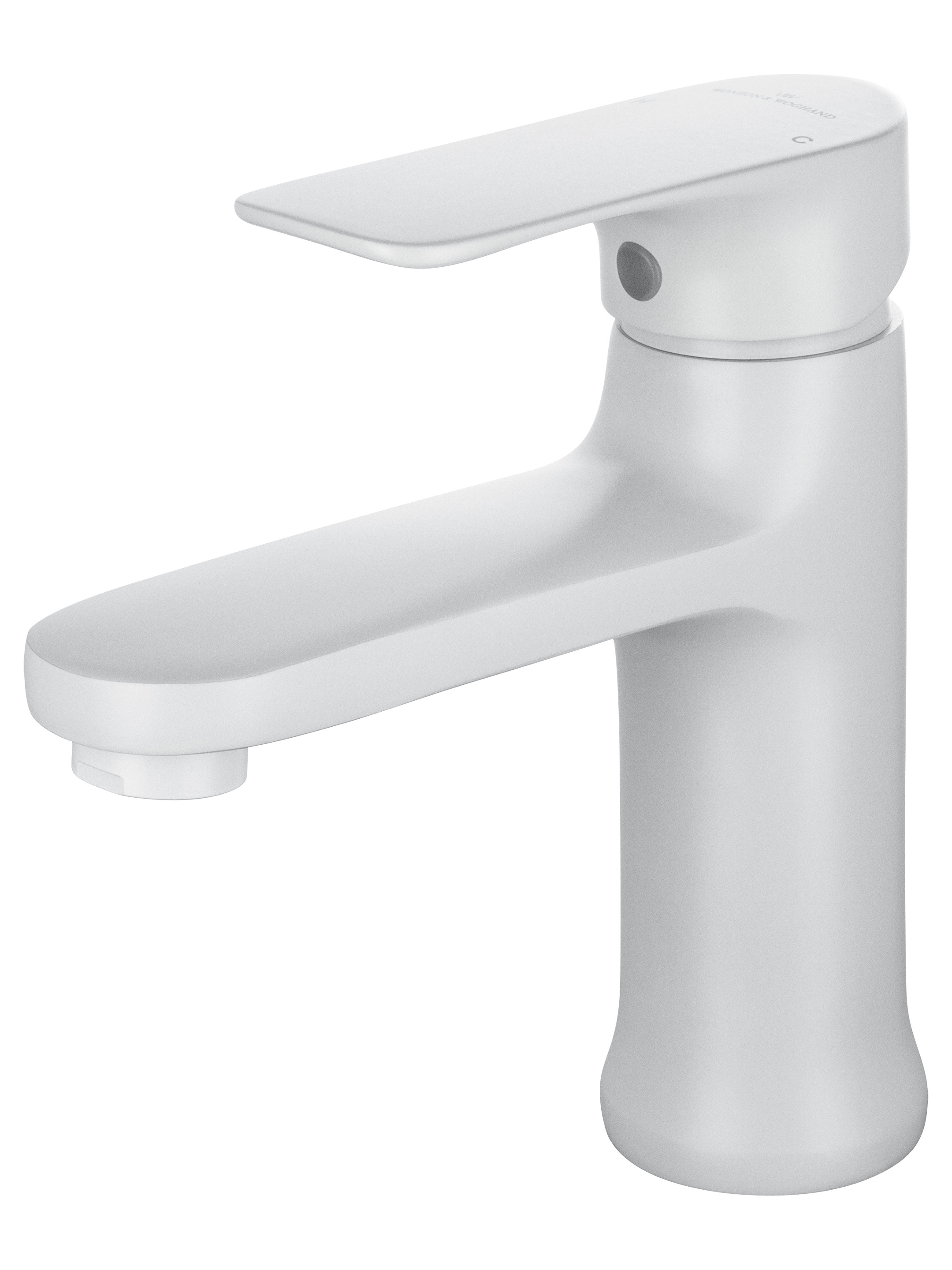 Изображение товара Смеситель для раковины Wonzon & Woghand однорычажный цвет белый матовый WW-XH-011-MW