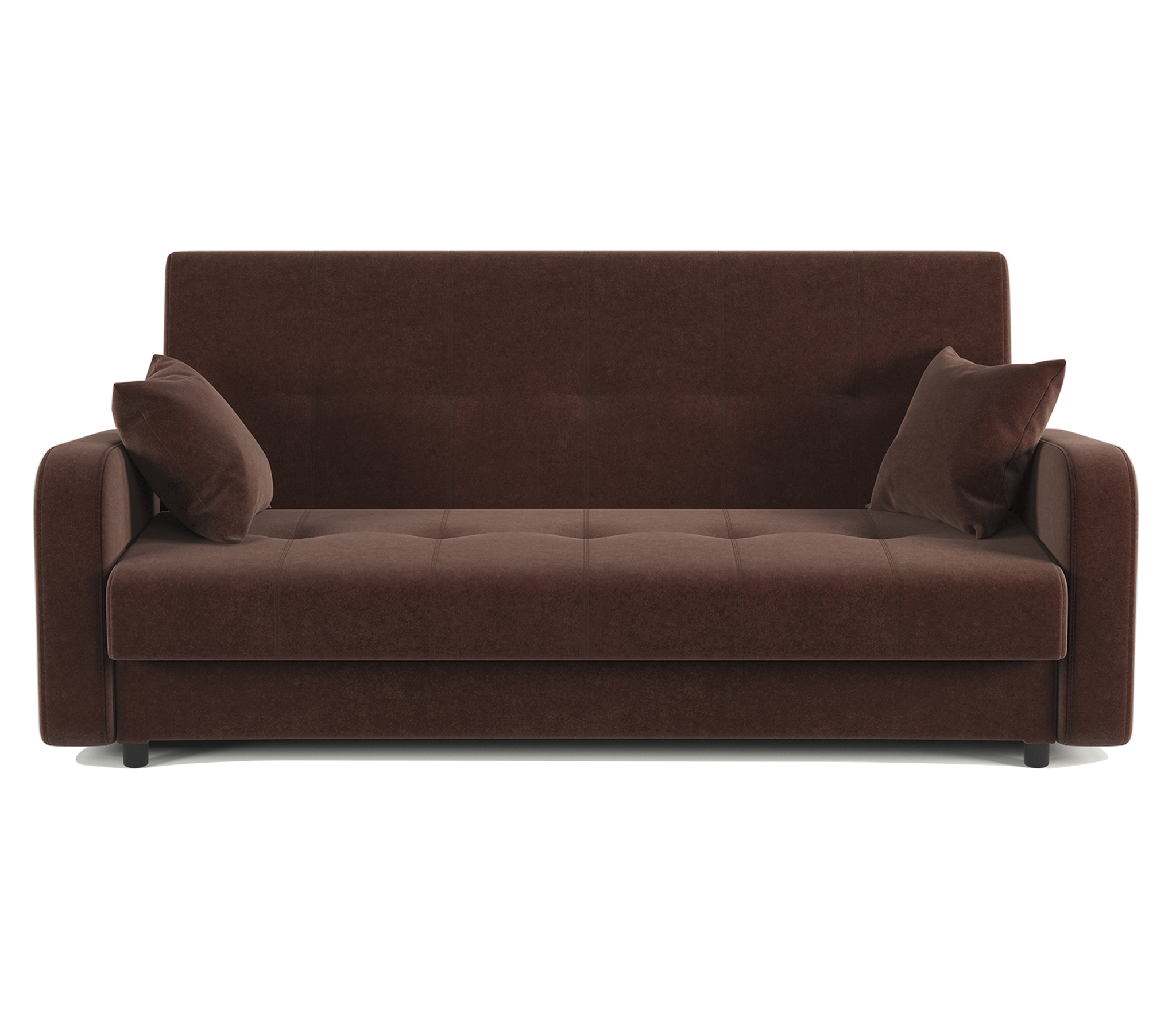 Изображение товара Диван Шарм-дизайн Версаль 215x90x90 см велюр цвет дрим шоколад