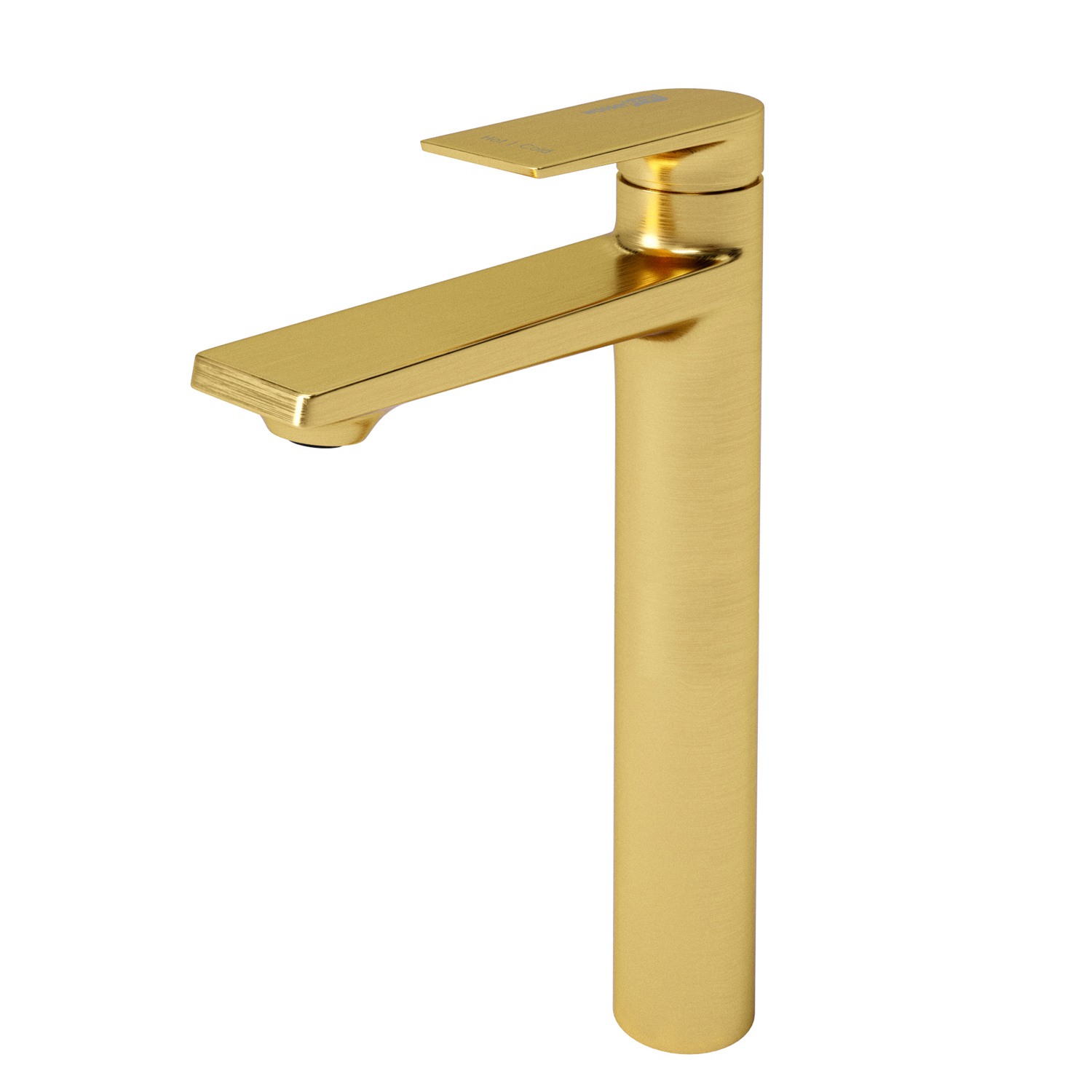 Изображение товара Смеситель WasserKRAFT Aisch 5503H для умывальника с золотым покрытием