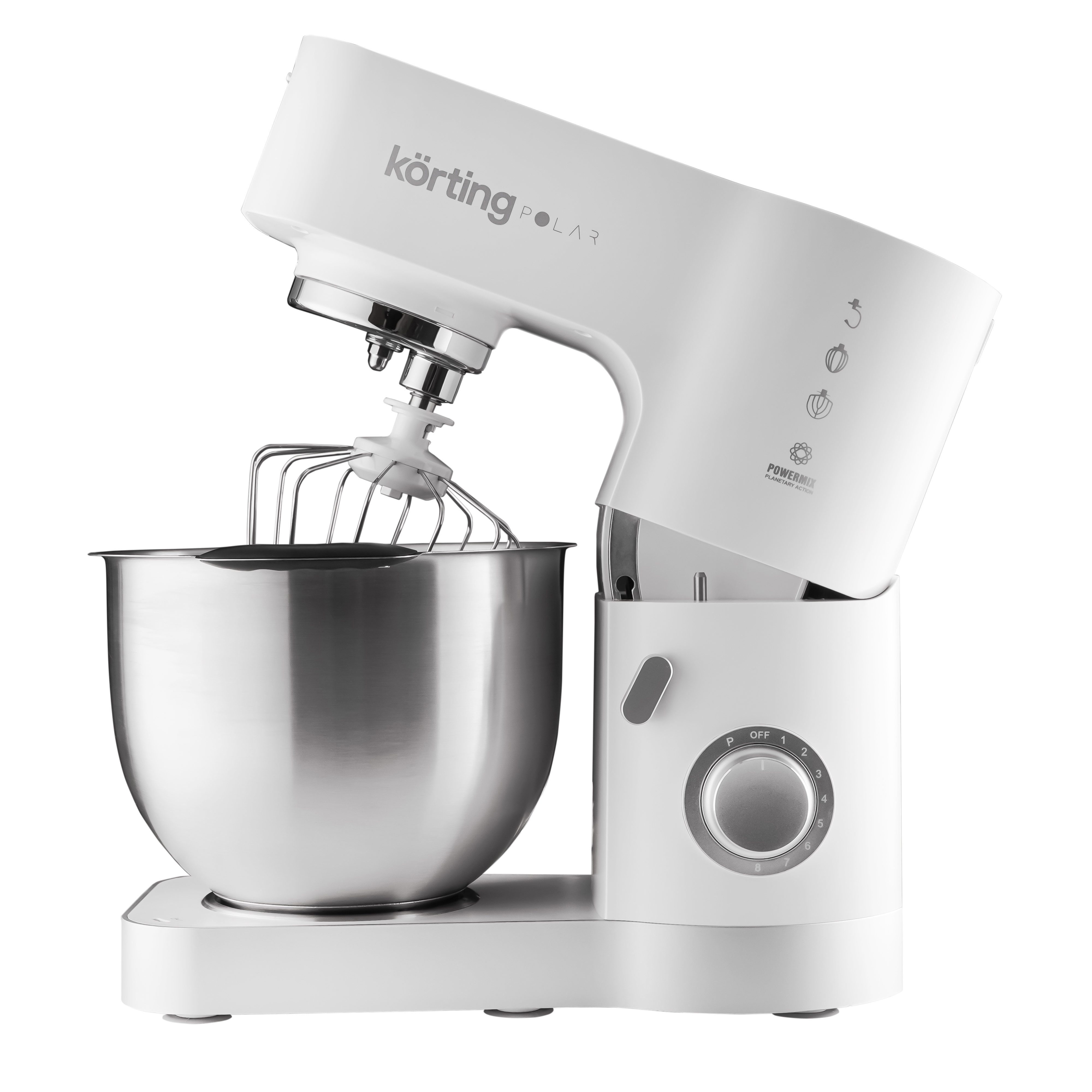 Изображение товара Кухонный комбайн Korting Kkm 0105 Polar 8 скоростей 1200 Вт белый