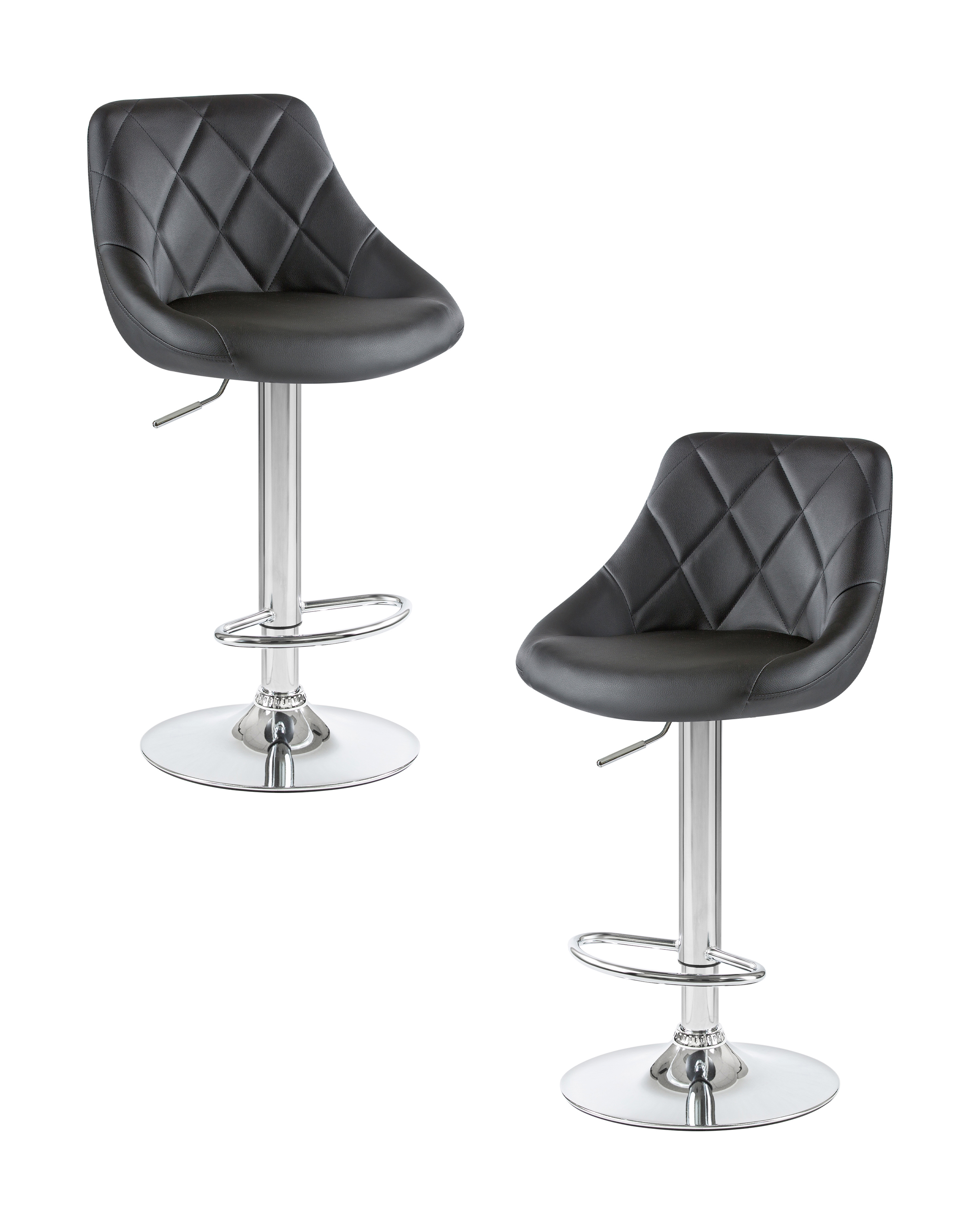 Изображение товара Барный стул Dobrin Logan lm-5007 45.5x106x48 см цвет черный 2 шт