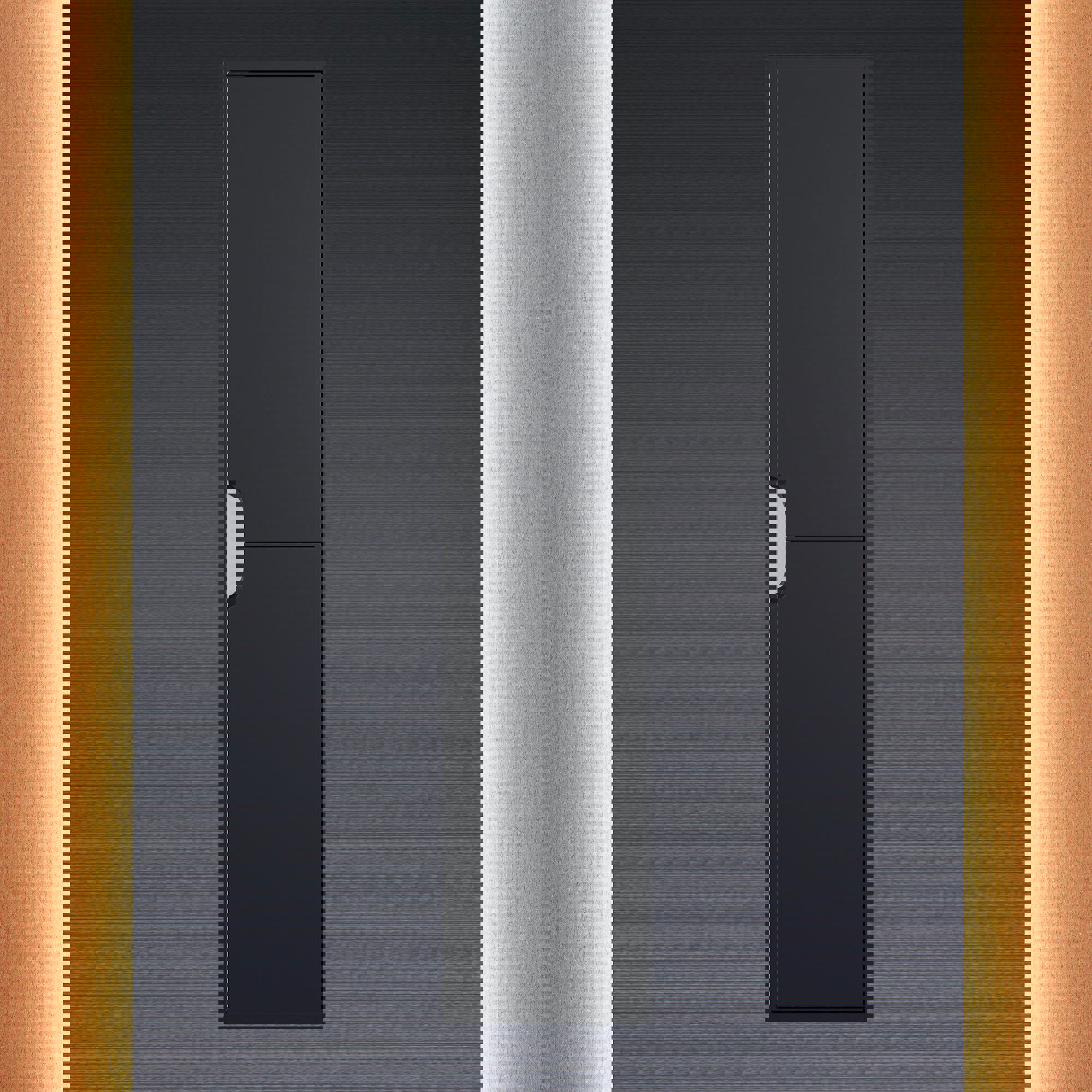 Изображение товара Шкаф-пенал для ванной Uperwood Modul 2930205301, подвесной, матовый черный