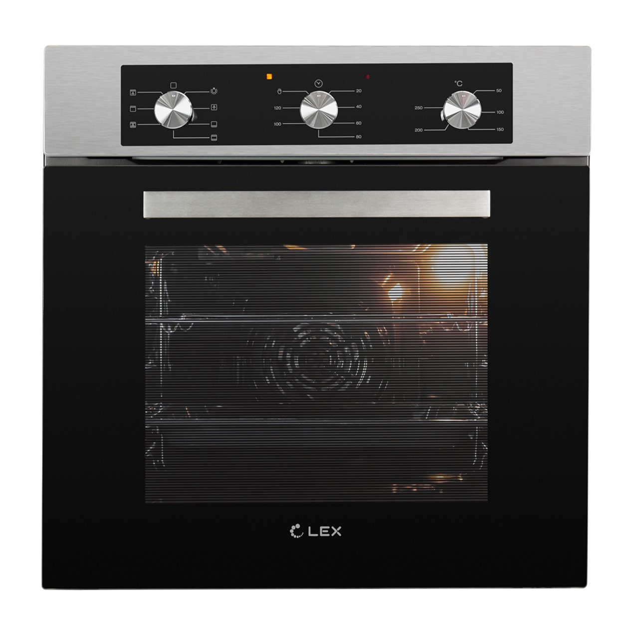 Изображение товара Духовой шкаф электрический Lex EDM 073 IX с грилем и функцией турбо Изображение товара Духовой шкаф электрический Lex EDM 073 IX с грилем и функцией турбо