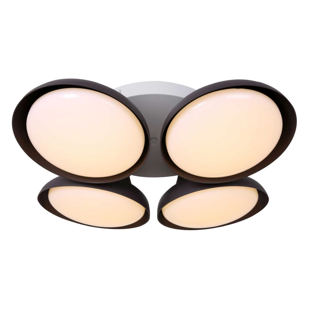 Изображение товара Люстра потолочная светодиодная STILFORT Graves 14 м² коричневый белый свет с пультом