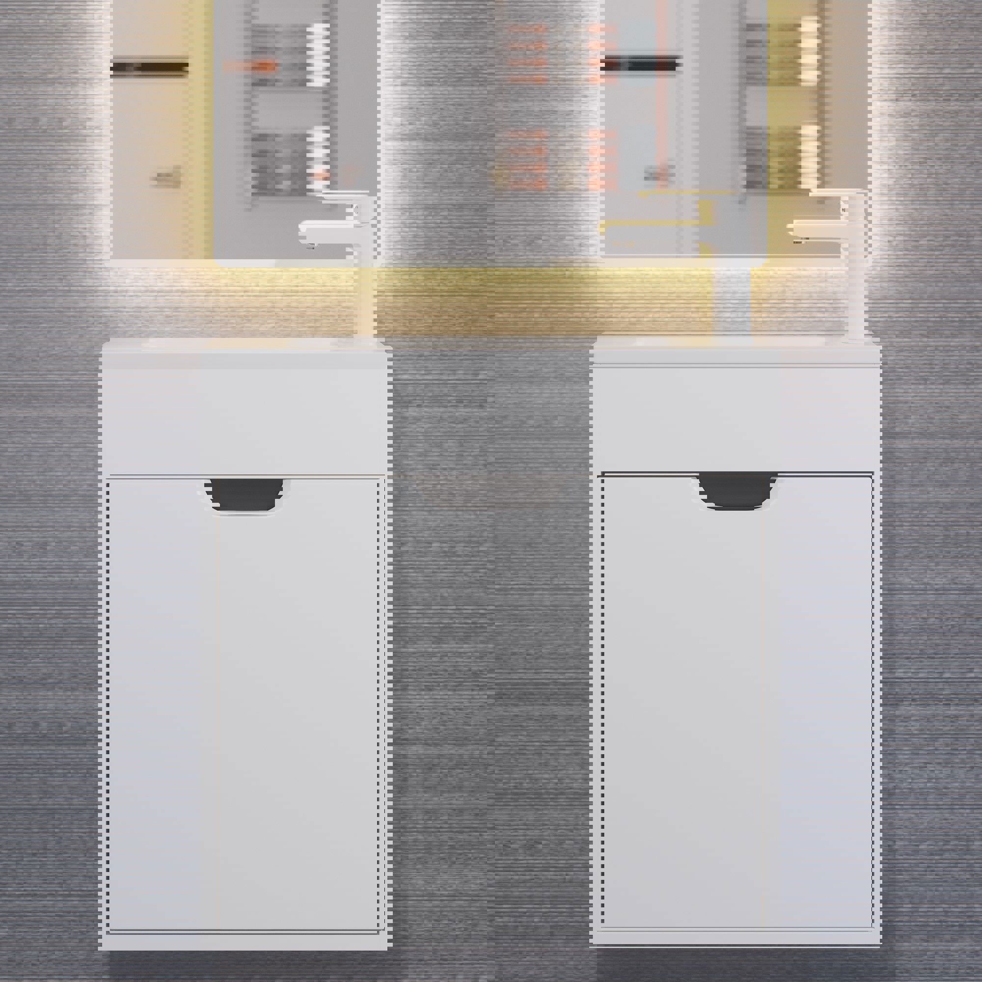 Изображение товара Подвесная тумба под раковину Uperwood 59.6 см белый