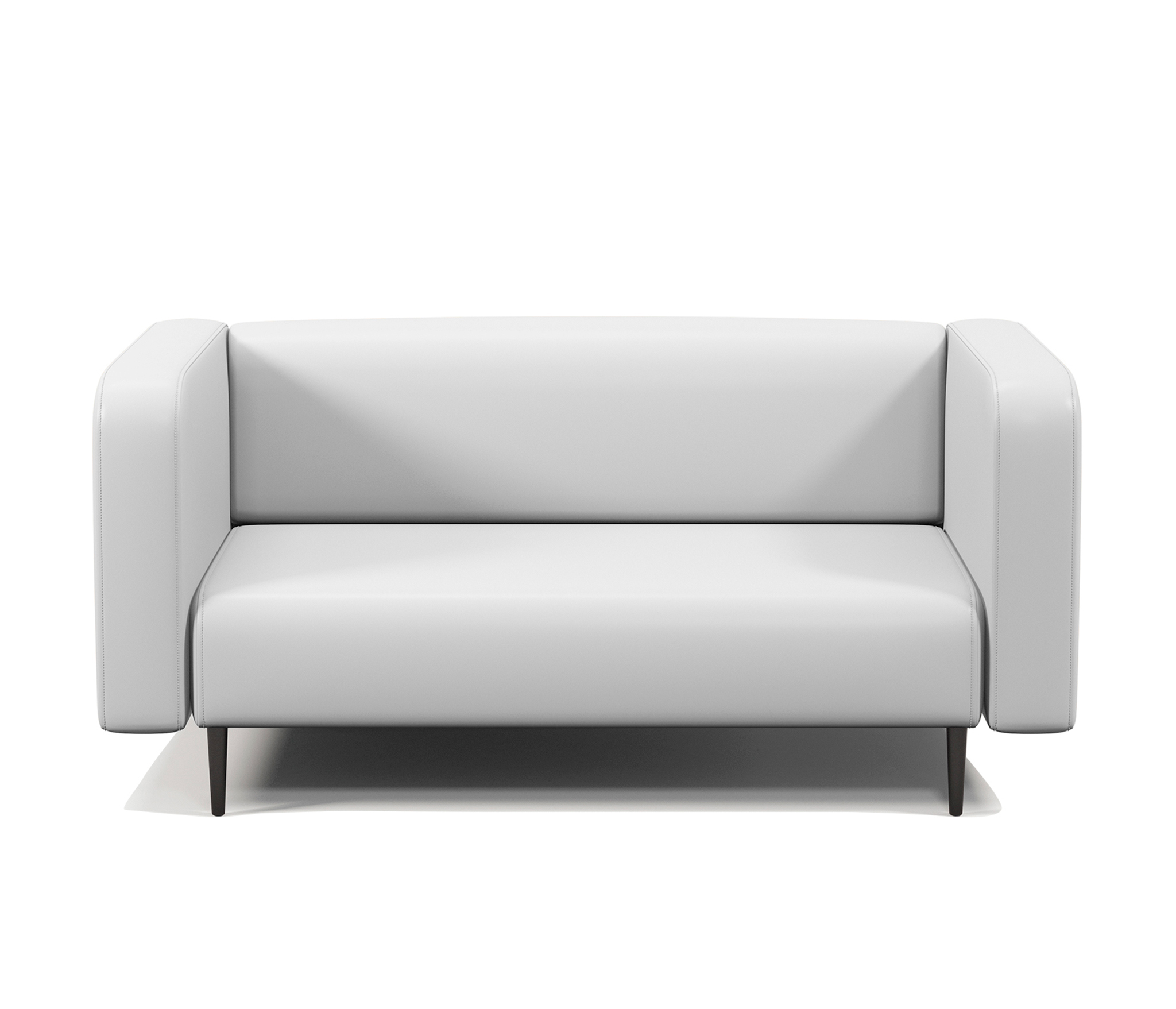 Изображение товара Диван офисный Шарм-дизайн Акцент 34062026609 134x67x78 см эко-кожа цвет экокожа белый