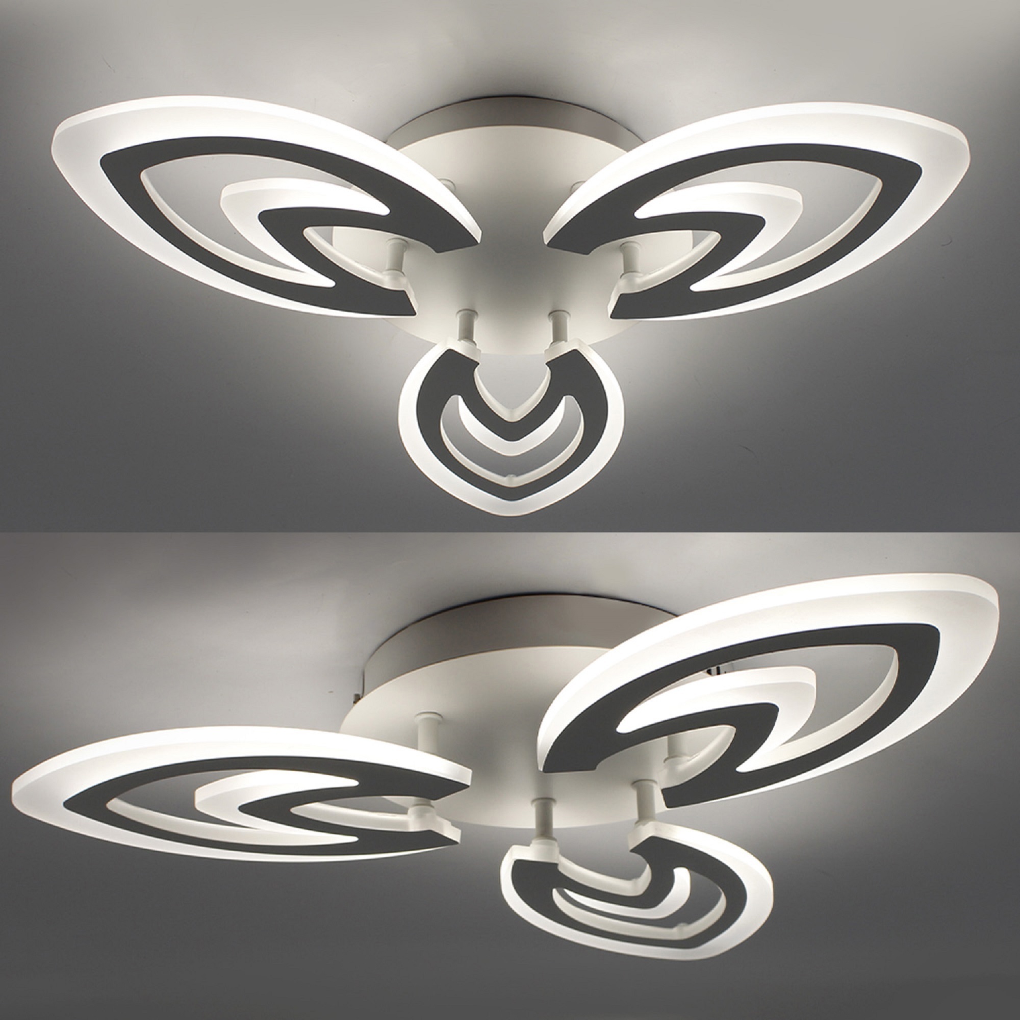 Изображение товара Люстра потолочная светодиодная Estares AIDA 70Вт для комнат до 15 м² белый нейтральный свет