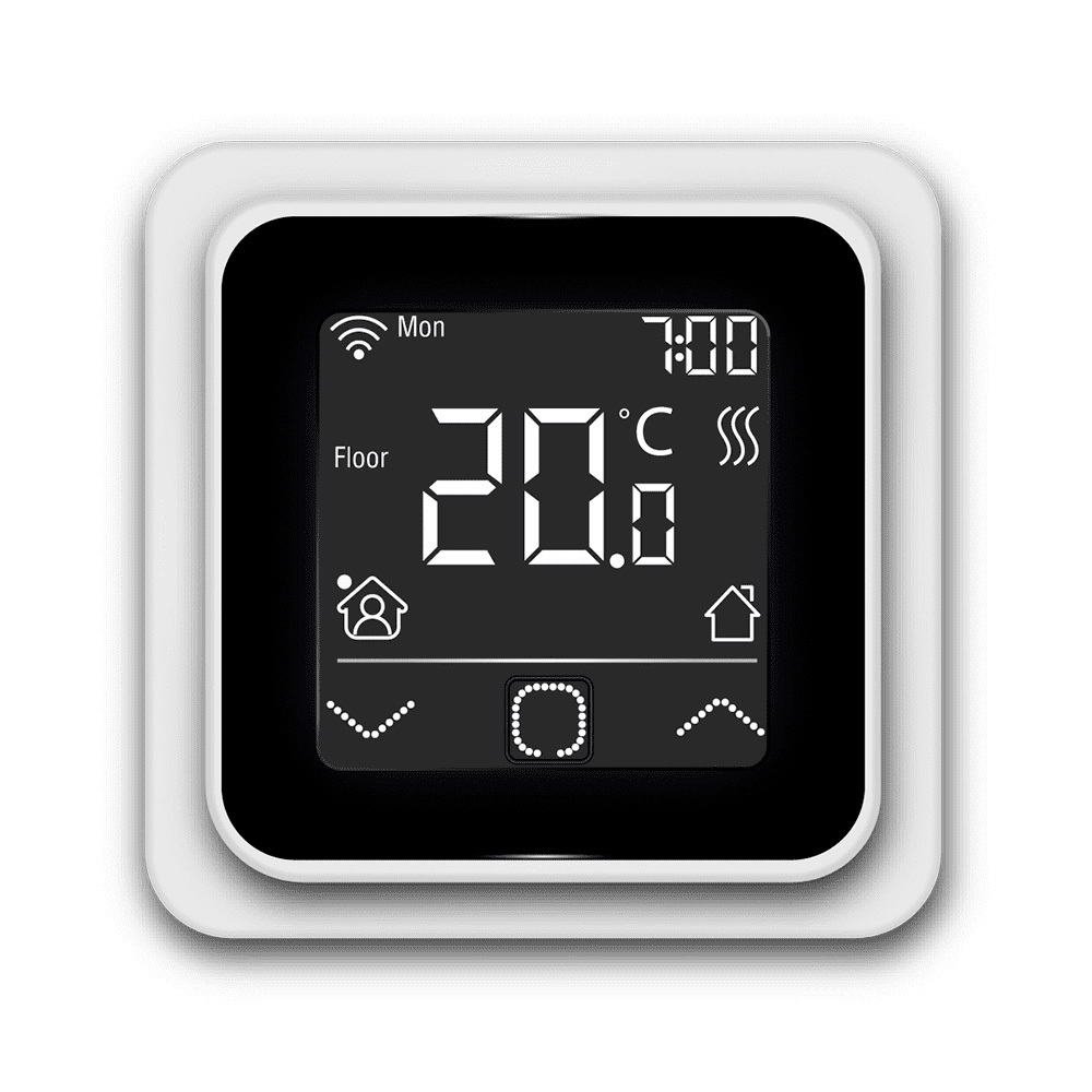 Изображение товара Программируемый термостат для теплого пола Primoclima Intelligent Wi-Fi белый